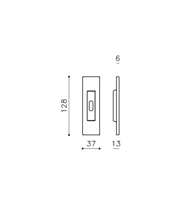 Stumdomų durų rankena "Olivari Siro D111F"