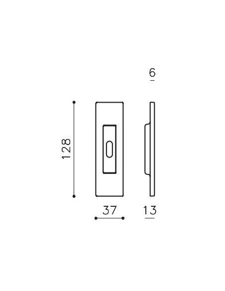 Stumdomų durų rankena "Olivari Siro D111F"