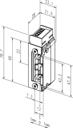 Electromechanical shutter "Eff Eff 143.13" 2