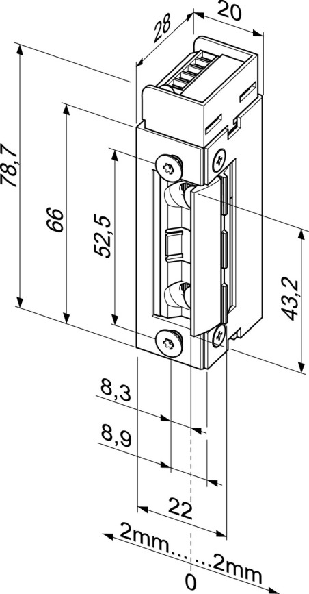 Elektromechaninė sklendė "Eff Eff 143"