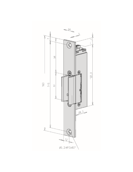 Elektromechaninė sklendė "Eff Eff 934U"