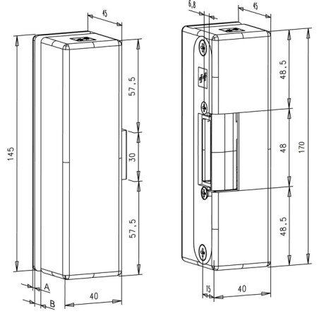 Elektromechaninė sklendė "Eff Eff 9334VGL"