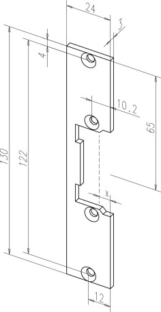 Frame plate "Eff Eff 09640-01" 2