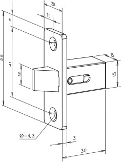 Frame plate "Eff Eff 802" 2