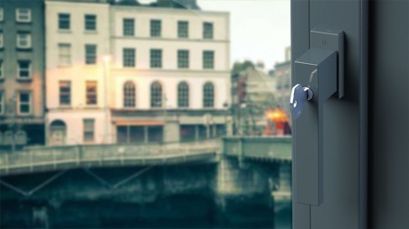 Window handle "MEDOS Dublin" with lock
