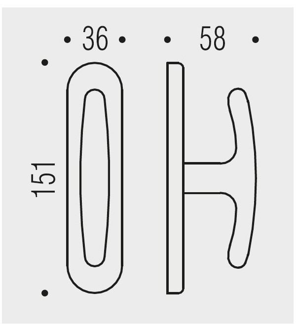 Window handle "COLOMBO Robot CD42"