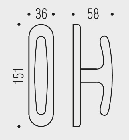 Window handle "COLOMBO Robot CD42"