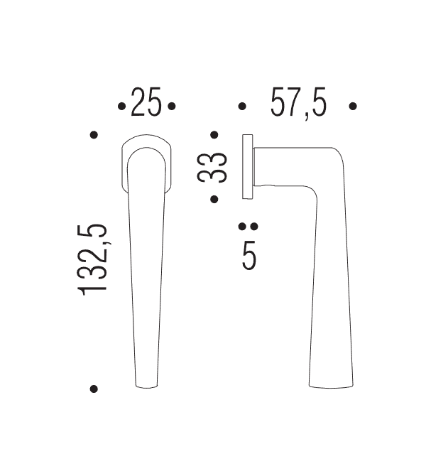 Window handle "COLOMBO Robotre CD92"