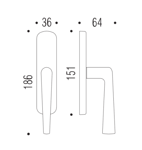 Window handle "COLOMBO Robotre CD92"