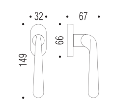Window handle "COLOMBO Robodue CD52" 2