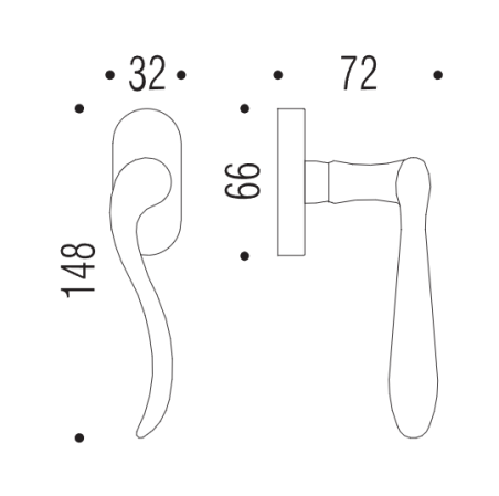 Window handle "COLOMBO Heidi CD32"