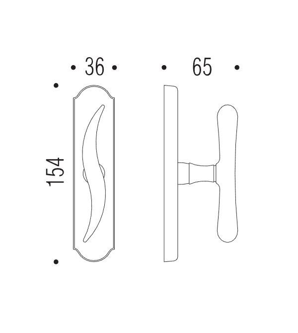 Window handle "COLOMBO Heidi CD32"