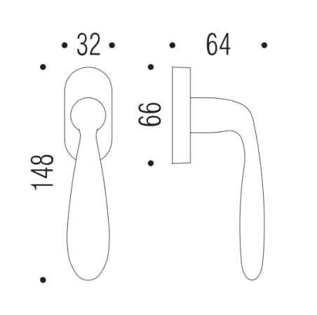 Window handle "COLOMBO Lara CB72"