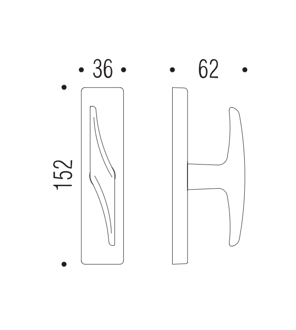 Window handle "COLOMBO Madi AM32"