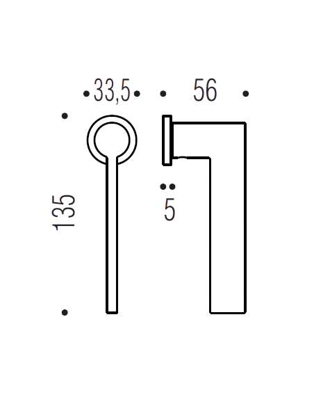 Lango rankena "COLOMBO Tool MD12"