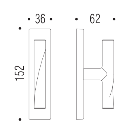 Window handle "COLOMBO Libra SK22"