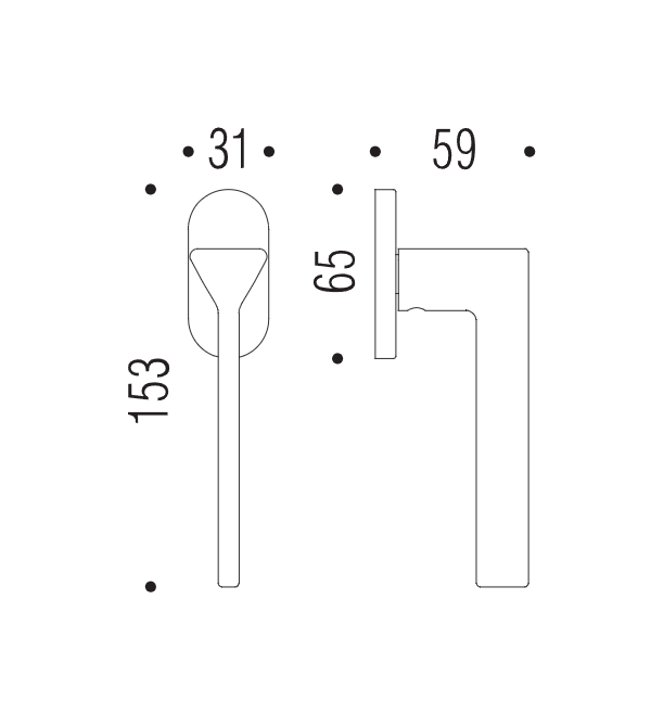 Window handle "COLOMBO Ama MF12"