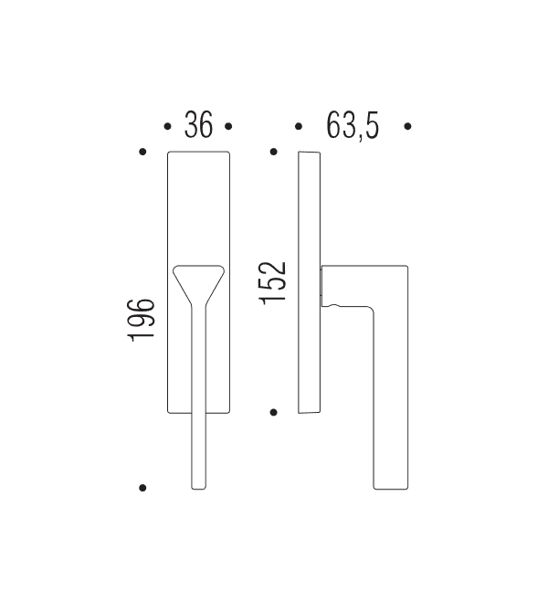 Window handle "COLOMBO Ama MF12"