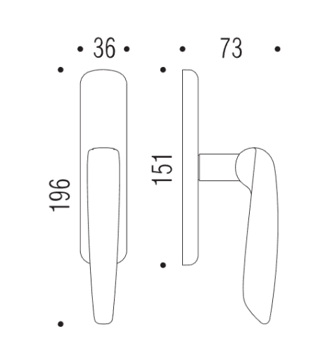 Window handle "COLOMBO Daytona PF12"