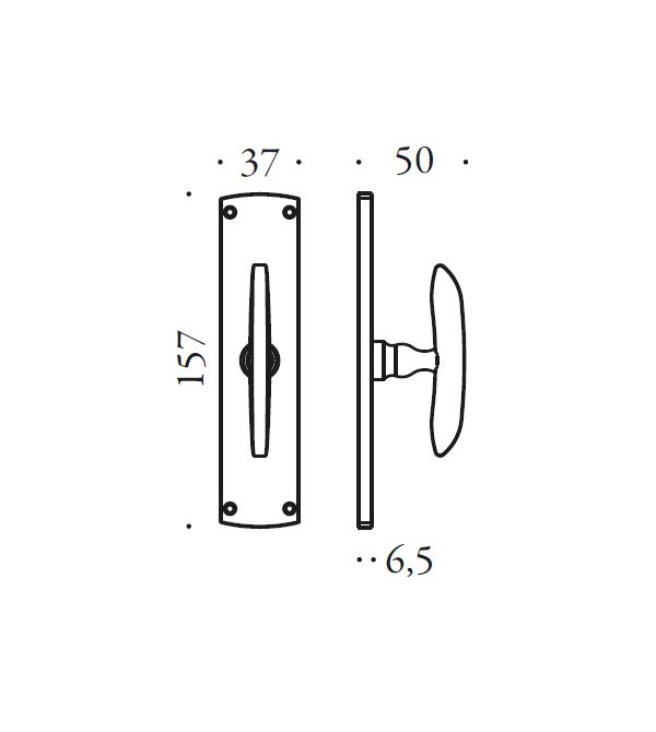 Window handle "COLOMBO Antologhia Firenze KOT22"