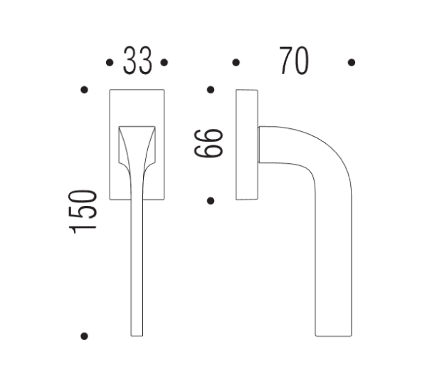 Window handle "COLOMBO Isy BL12"