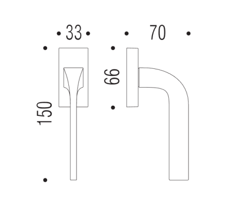 Window handle "COLOMBO Isy BL12"