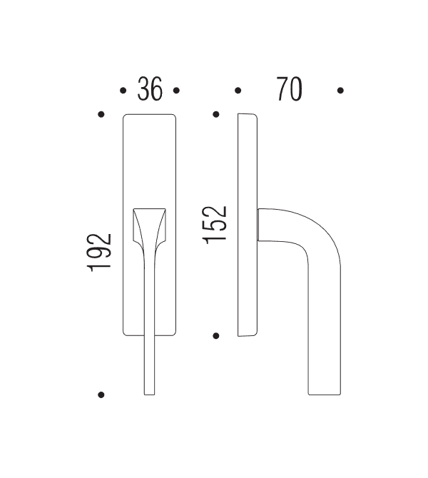 Window handle "COLOMBO Isy BL12"