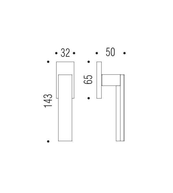 Lango rankena "COLOMBO Alba LC92"