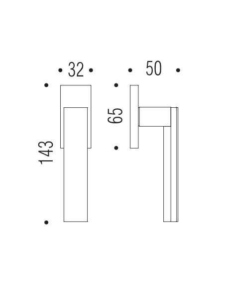 Lango rankena "COLOMBO Alba LC92"