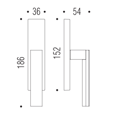 Window handle "COLOMBO Alba LC92"