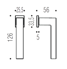 Lango rankena "COLOMBO Ellesse BD22" 2