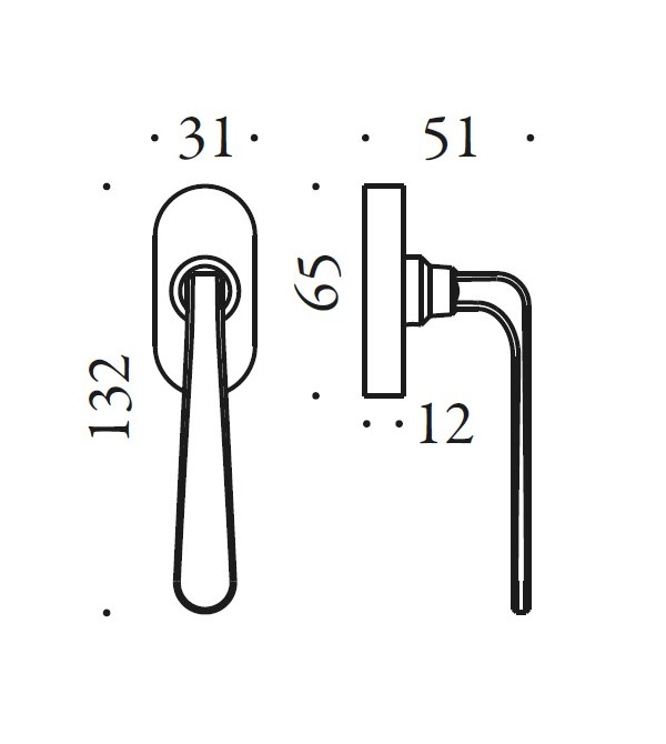 Lango rankena "COLOMBO Antologhia Palatino...