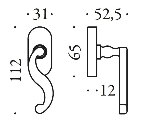 Lango rankena "COLOMBO Antologhia Settecento...