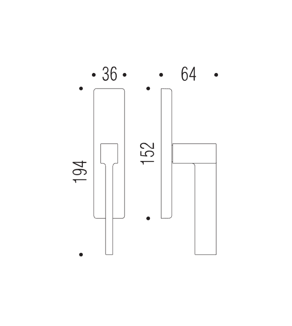 Lango rankena "COLOMBO Zelda MM12"