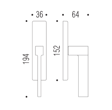 Lango rankena "COLOMBO Zelda MM12"