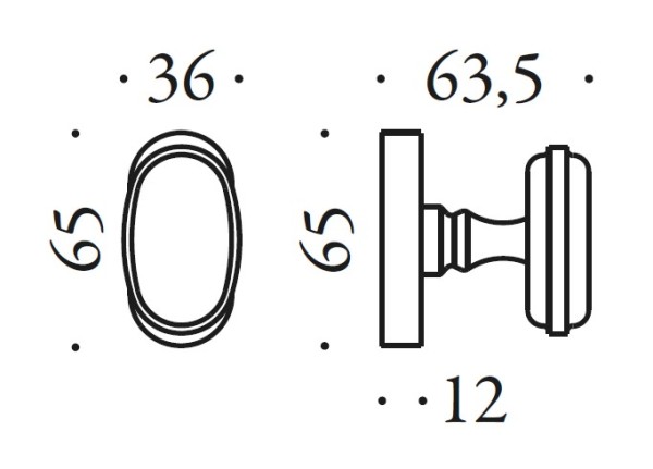 Lango rankena "COLOMBO Antologhia Accademia KAC12"