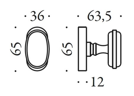 Lango rankena "COLOMBO Antologhia Accademia KAC12"