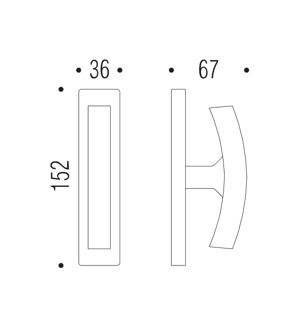 Lango rankena "COLOMBO Mixa CB22"