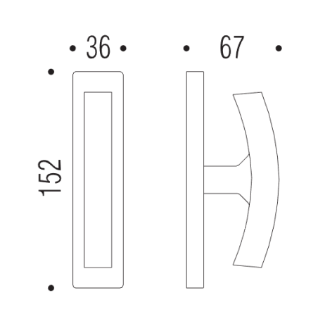 Lango rankena "COLOMBO Mixa CB22"