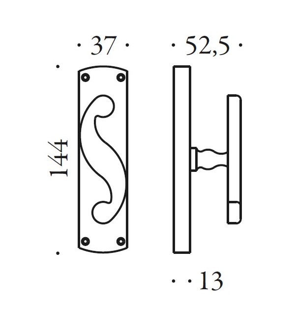 Lango rankena "COLOMBO Antologhia Settecento...