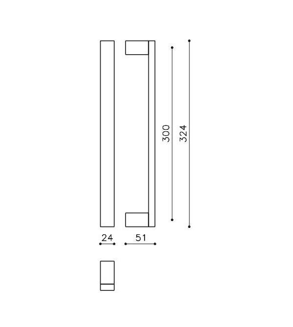 Pull handle "OLIVARI Diana L206"