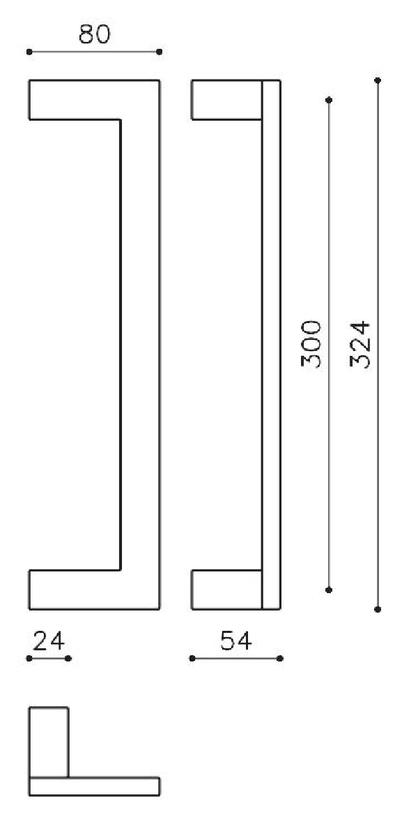 Pull handle "OLIVARI Diana L207"