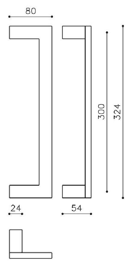 Pull handle "OLIVARI Diana L207"