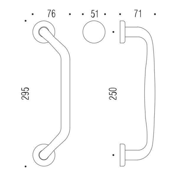 Pull handle "COLOMBO Robot"