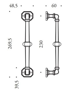 Patraukiama rankena "COLOMBO Antologhia Busiri KBU26NP" 2