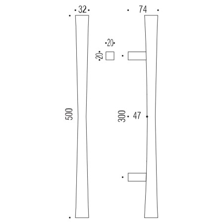 Patraukiama rankena "COLOMBO Noa ID16"