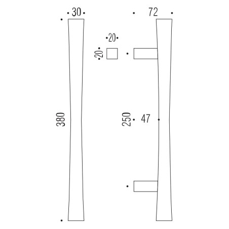 Patraukiama rankena "COLOMBO Noa ID16"