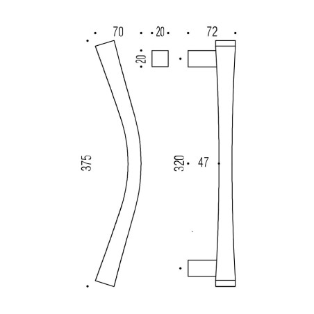 Patraukiama rankena "COLOMBO Noa ID26"