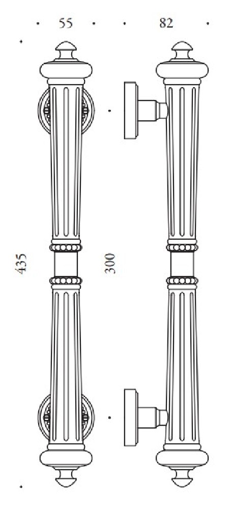 Patraukiama rankena "COLOMBO Antologhia Byblos KBY26NP"