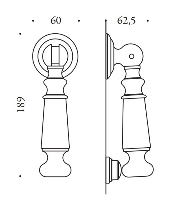 Door knocker "COLOMBO Antologhia Ottocento KOT...